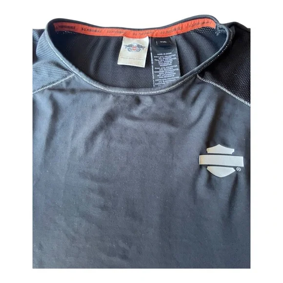 Harley Davidson Long Sleeve Base Layer Shirt, Women’s 2XL XXL - Picture 3 of 8